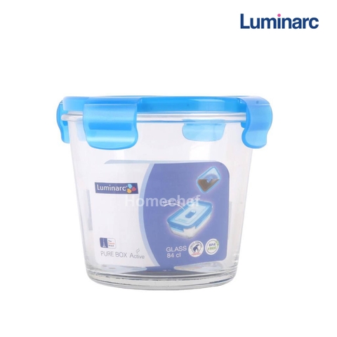 Hộp thủy tinh Luminarc Pure Box hình tròn sâu 84cl - J4712