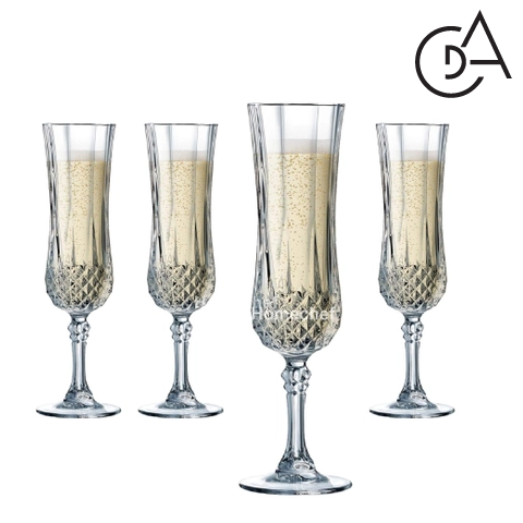 Bộ 6 ly champagne CdA thủy tinh pha lê 140ml - G5189