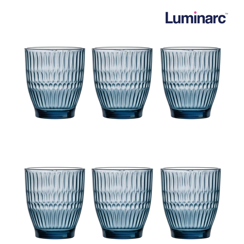 Bộ cốc (ly) thấp Luminarc Ricky Dew 6 chiếc V8683 340ml