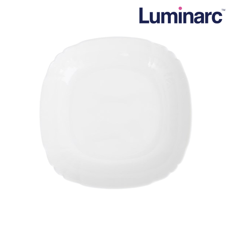 Đĩa (dĩa) thủy tinh sâu lòng Luminarc Lotusia N3622 22cm