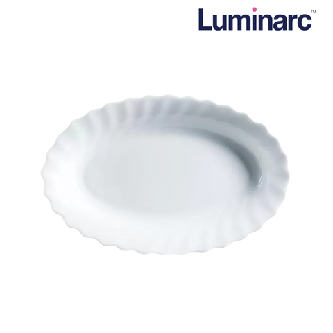 Đĩa (Dĩa) thuỷ tinh bầu dục Luminarc Trianon N3654 29cm