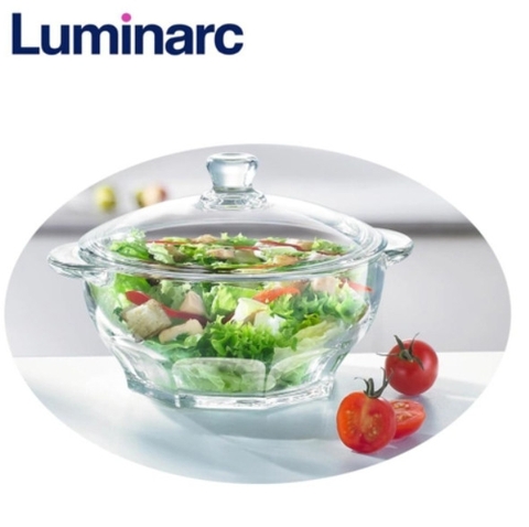 Thố thủy tinh Granity Luminarc có nắp 1,5lit - P7669/H1583