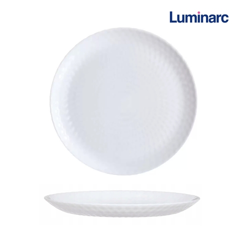 Đĩa (dĩa) thuỷ tinh nông lòng Luminarc Pampille Q4655 25cm