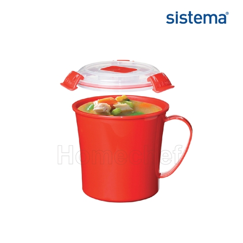 Cốc đựng súp dùng lò vi sóng Sistema 656ml 1107