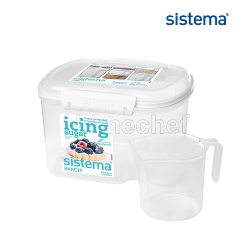 Hộp thực phẩm Sistema kèm cốc 1,56lit 1230