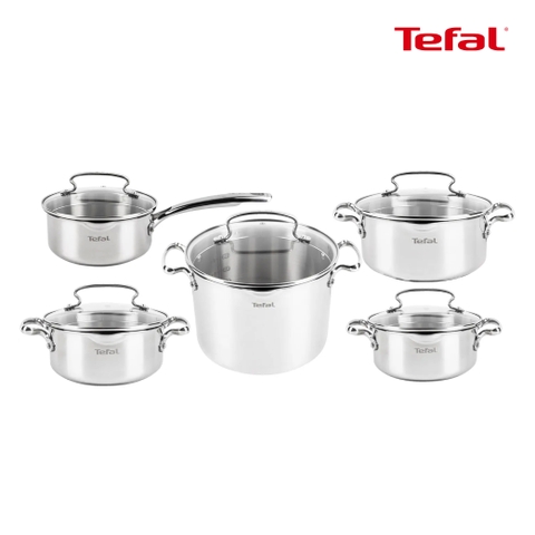 Bộ 5 nồi Inox cao cấp Tefal Duetto Plus G719SA55