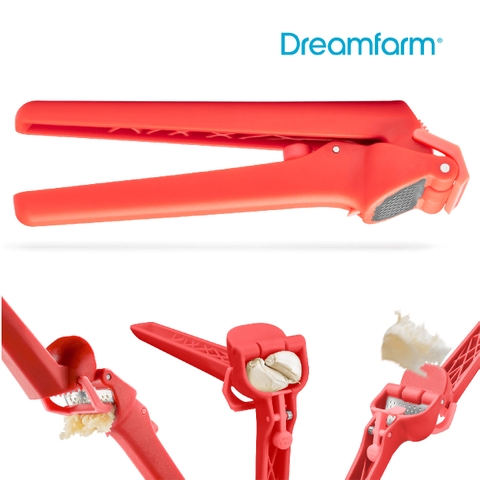 Dụng cụ ép tỏi Dreamfarm Garject Lite-màu đỏ-DFGA5622