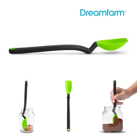 Thìa phết, vét lọ, thìa đong cỡ nhỏ Dreamfarm Mini Supoon-màu xanh lá-DFSU2768