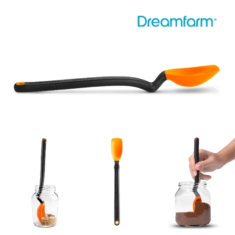 Thìa phết, vét lọ, thìa đong cỡ nhỏ Dreamfarm Mini Supoon-màu cam-DFSU2782