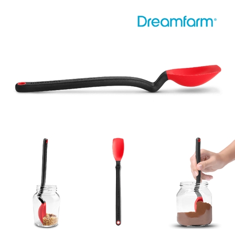 Thìa phết, vét lọ, thìa đong cỡ nhỏ Dreamfarm Mini Supoon-màu đỏ-DFSU2720