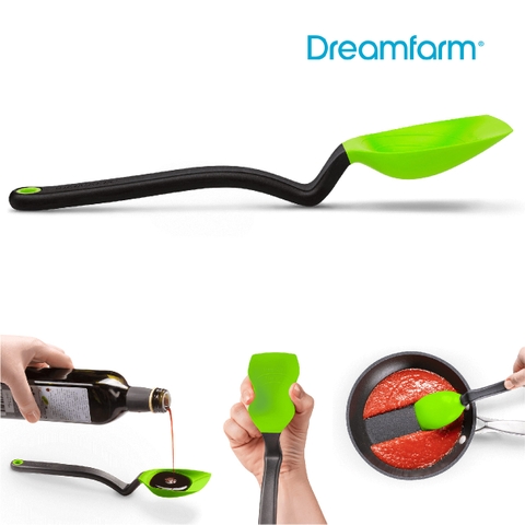 Thìa phết, nấu, đong cỡ lớn Dreamfarm Supoon-màu xanh lá-DFSU2669
