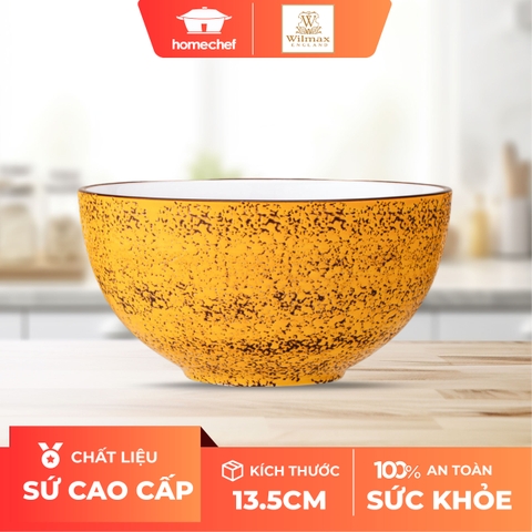 Bát sứ Wilmax 13.5cm màu vàng - WL-667430 / A