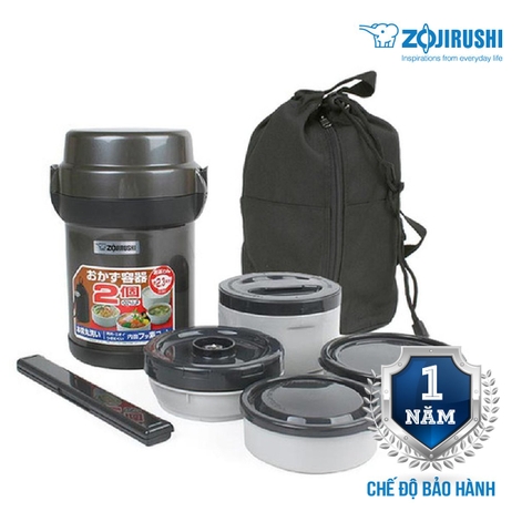 Hộp cơm giữ nhiệt 4 ngăn Zojirushi SL-JAF14-HG 1,27L