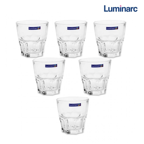 Bộ cốc (ly) thấp Luminarc Granity 6 chiếc D0784- 20cl