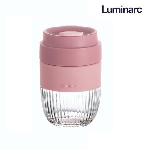 Cốc thủy tinh Luminarc Ease màu hồng 350ml-V5074