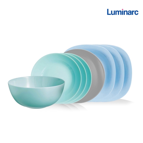 Bộ bát đĩa (tô, dĩa) Luminarc Diwali thủy tinh 8 chi tiết DW8A