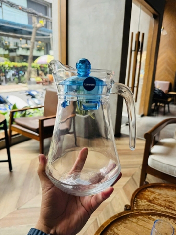 Bình thủy tinh Luminarc nắp xanh X2185 - 1,3L