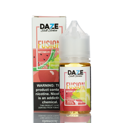 7 Daze Fusion Salt Watermelon Apple Pear Iced 30ML ( Dưa Hấu Táo Lê )