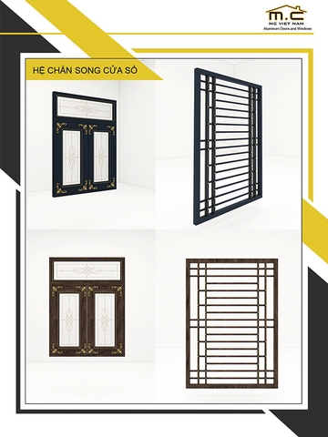 Hệ lan can chắn song 1