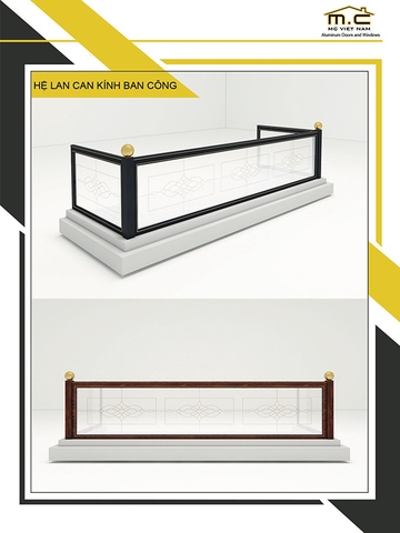 Hệ lan can chắn song 3