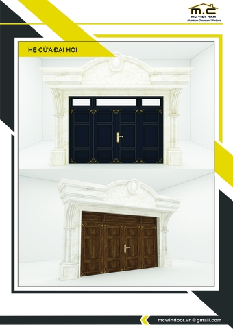 CỬA ĐẠI HỘI WINDOOR65