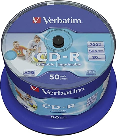 Đĩa CD Verbatim có chức năng Printable 43438, Đĩa CD Trắng