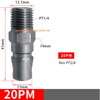 Đầu nối nhanh 20PM 30PM  40PM  - Quick coupling SABO