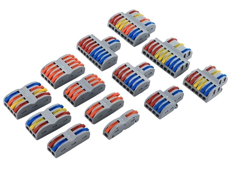 Cút Nối Dây Điện PCT-2-2, PCT-2-3, PCT2-5, PCT-42, PCT-62  đầu nối nhanh dây điện PCT 32A 250V/4KV, Cút Nối Dây Điện Nhanh PCT