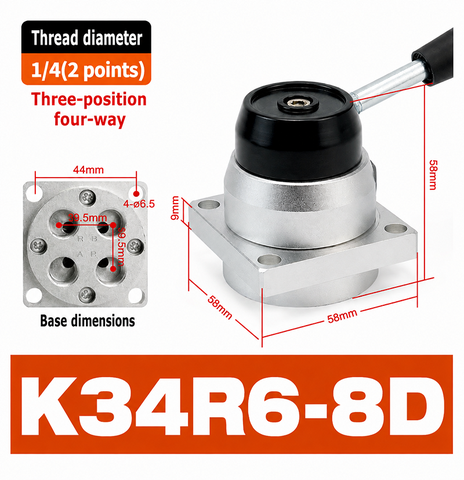 Van gạt tay  K34R6-8, K34R6-8D, K34R6-8L, K34R6-8A