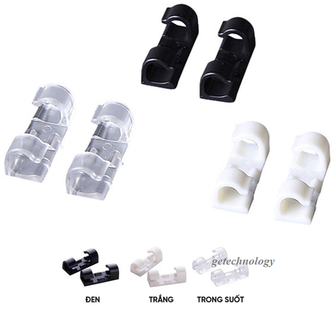 Miếng dán cố định dây cáp điện, miếng dán làm gọn dây điện nẹp cố định dây điện Kẹp Giữ Cáp Sạc Nẹp Dây Điện Chống Rối Dán Tường