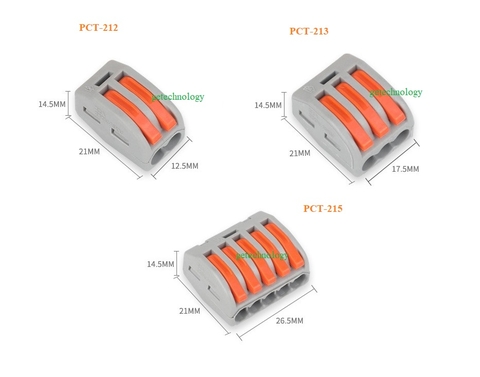 Cút nối dây điện nhanh PCT-212 PCT-213 PCT-214 PCT-215 PCT-218 ĐẦU NỐI DÂY ĐIỆN NHANH PCT-212 PCT-213 PCT-214 PCT-215 PCT-218