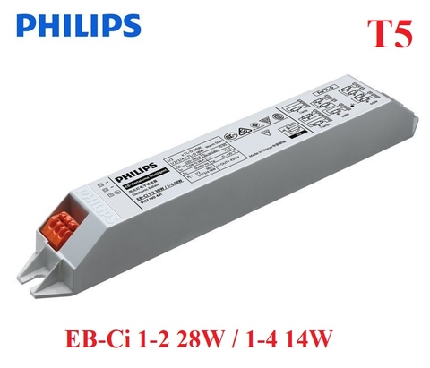 Chấn lưu điện tử Philips cho bóng T5 EB-Ci 1-2 28W / 1-4 14W