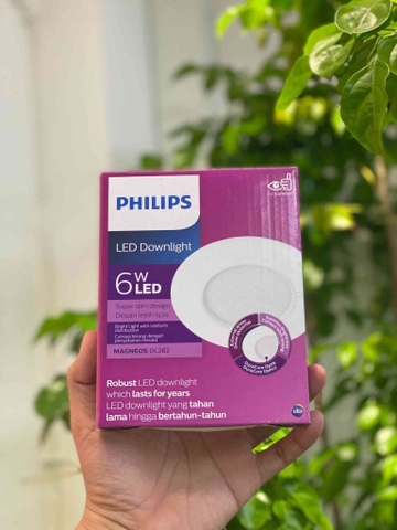 Đèn Led Âm Trần Philips DL262 EC RD 100 6W khoét lỗ 100 mm