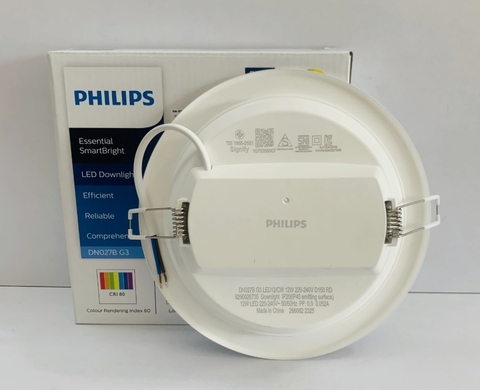 Đèn LED Âm Trần Philips DN027B G3 LED20 19W 220-240V D200 RD khoét lỗ 200 mm