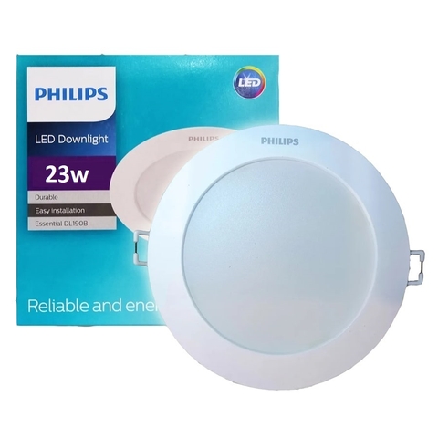 Đèn LED Âm Trần Philips  Eridani DL190B LED18 D200 23W WH SNI Khoét lỗ 200 mm
