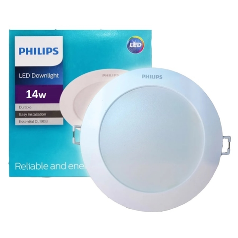 Đèn LED Âm Trần Philips Eridani DL190B LED11 D150 14W WH SNI Khoét lỗ 150 mm