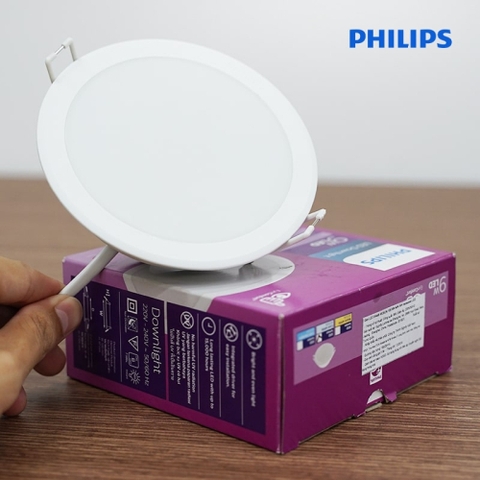 Đèn LED Âm Trần Philips Meson SSW 080 5W WH Recessed Khoét lỗ 80 mm