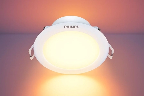 Đèn LED Âm Trần Philips Meson SSW 105 9W WH Recessed Khoét lỗ 105 mm