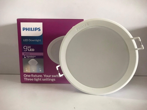 Đèn LED Âm Trần Philips Meson SSW 105 9W WH Recessed Khoét lỗ 105 mm