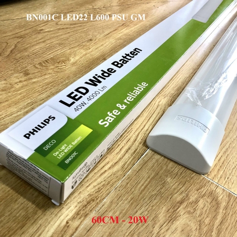 Đèn LED Bán Nguyệt Philips BN001C LED22 L600 20W PSU GM