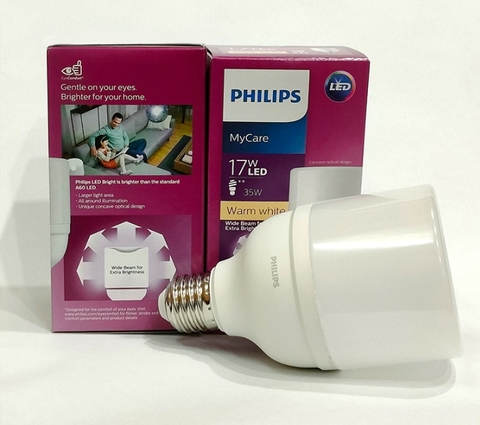 Đèn LED Bulb Philips LEDBright 17W E27 230V 1CT/12 APR