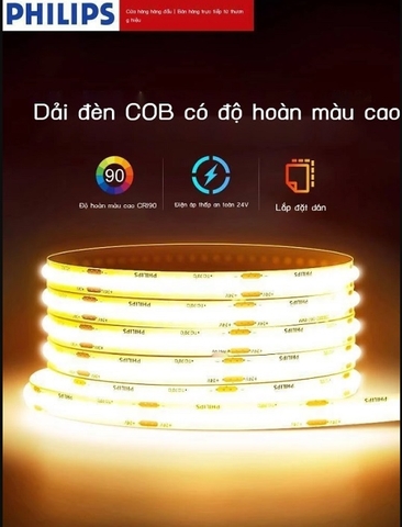 Đèn LED Dây Philips LS161 COB LED12 13W  5M 24V