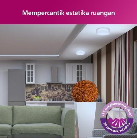 Đèn Led Ốp Trần Philips DN027C G3 LED12 12W 220-240V D175 Đường kính 175 mm