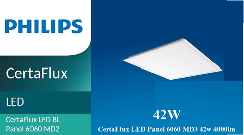 Đèn LED Panel Philips CertaFlux LED Panel 6060 MD3 42w 4000lm