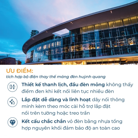 Đèn Led Tuýp Philips liền máng T8 Batten 10W BN012C LED10 L600 G3