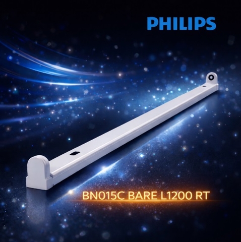Máng Đèn LED Tuýp Philips BN015C BARE L1200 RT