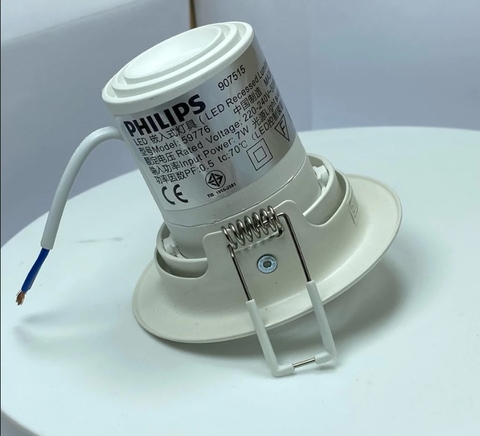 Đèn Spotlight Philips 59776 POMERON 070 7W WH recessed LED