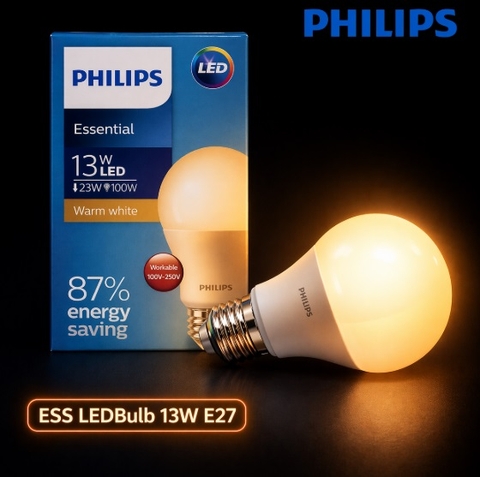 Đèn LED Bulb Philips ESS LEDBulb 13W E27 230V 1CT/12 APR