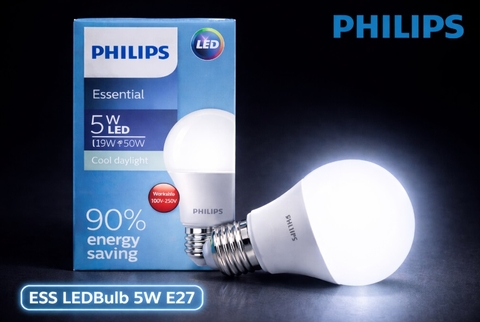 Đèn LED Bulb Philips ESS LEDBulb 5W E27 230V 1CT/12 APR
