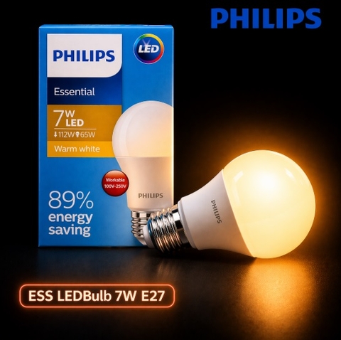 Đèn LED Bulb Philips ESS LEDBulb 7W E27  230V 1CT/12 APR